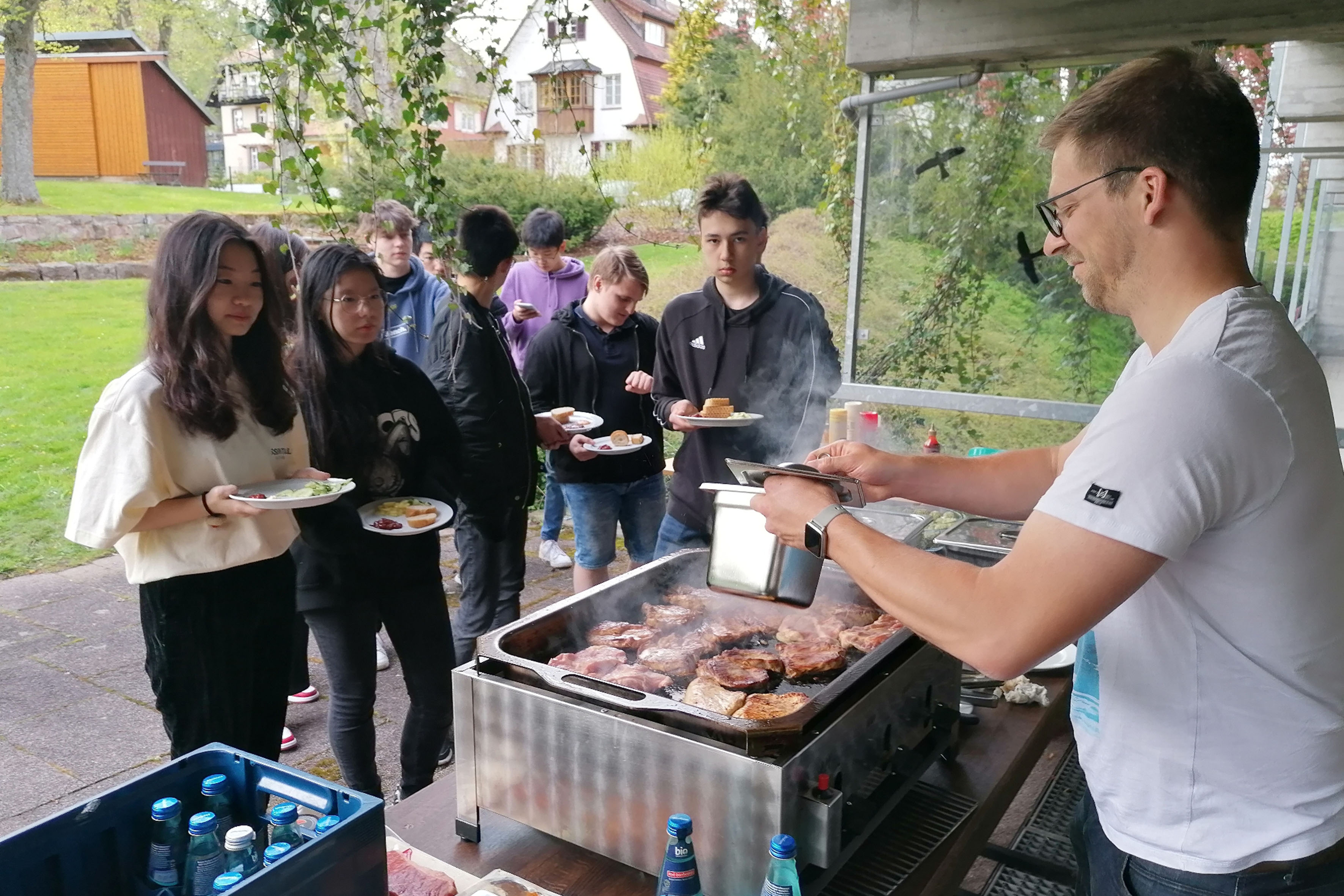 Grillfest vor den Pfingstferien