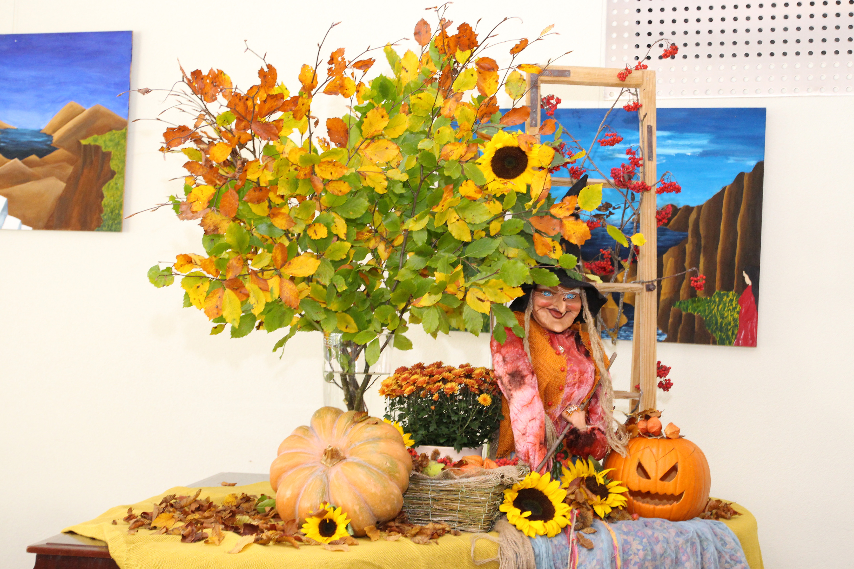 Toll dekorierte Mensa zur Herbstfestwoche