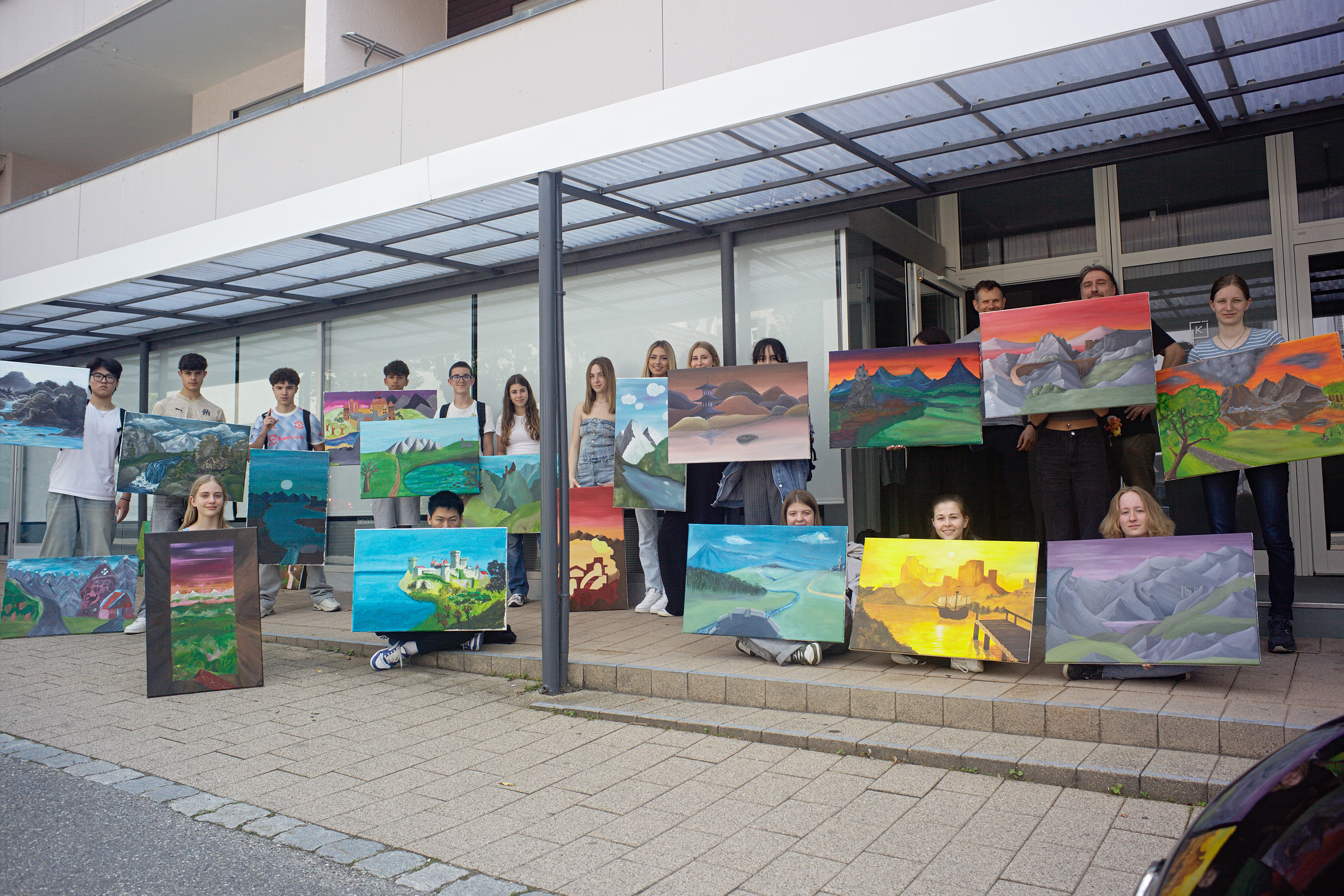 Bilder des Kunstprofils in der Galerie K3 zu sehen