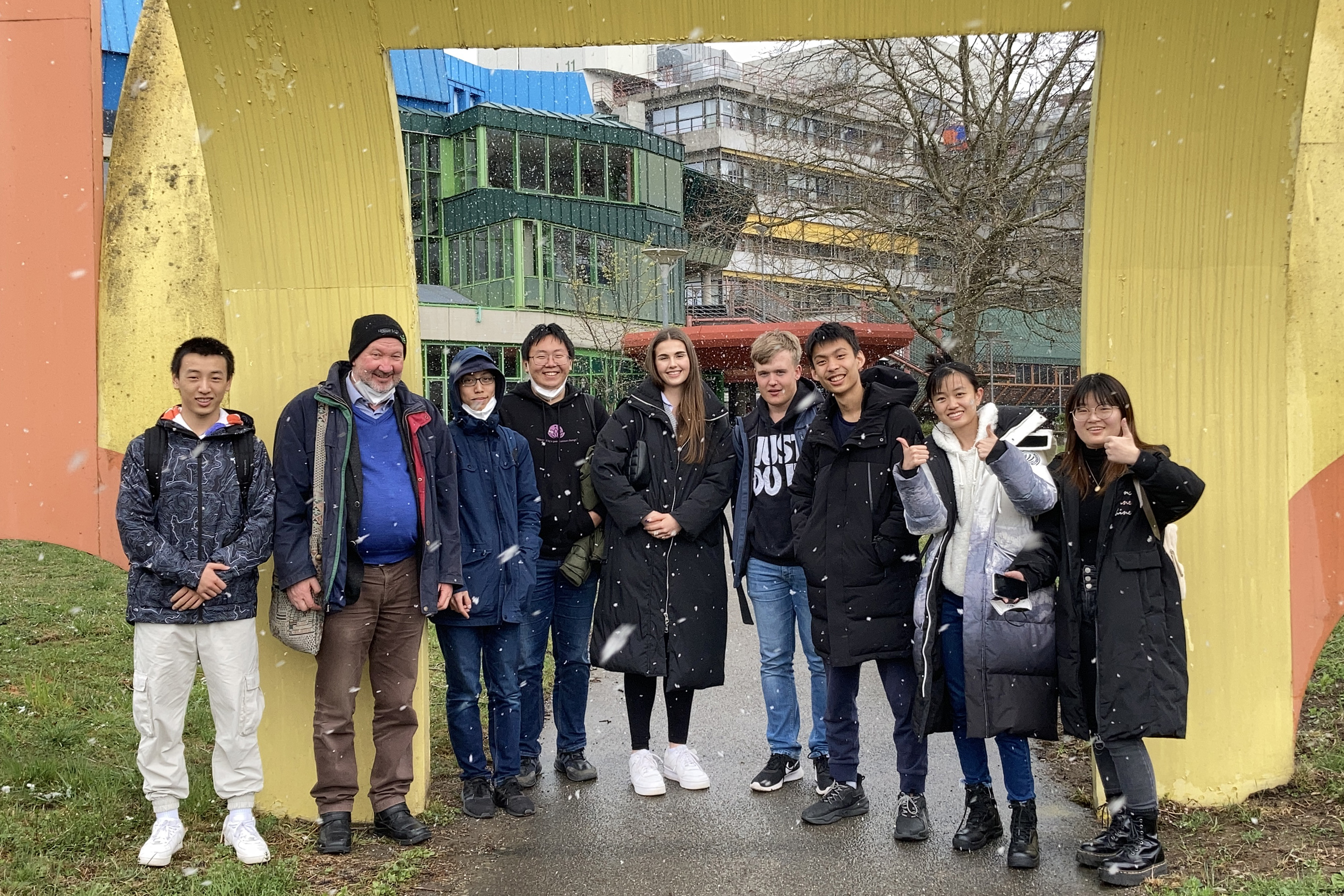 Erster Platz beim Tag der Mathematik für Yangjun Wang