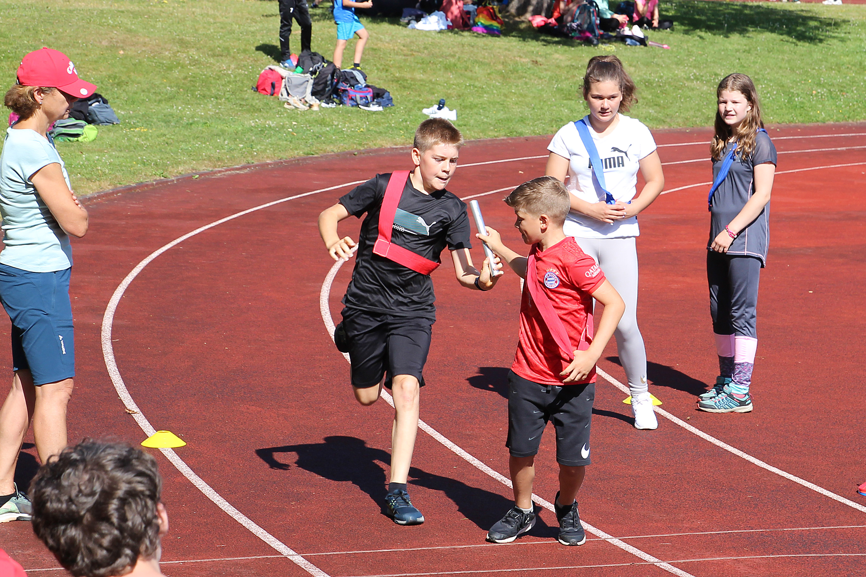 Sportfest der Klassen 5-8 bei schönstem Wetter